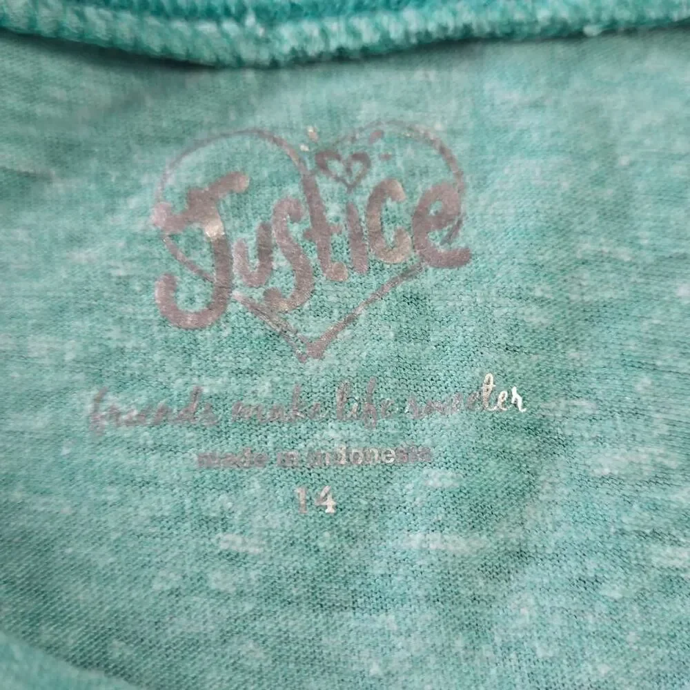 Justice longsleeve Girl shirt 14